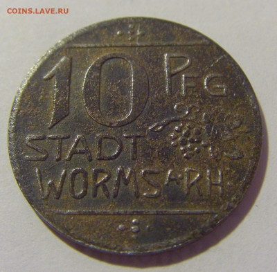 Нотгельд 10 пф 1918 Вормс №1 27.08.2022 22:00 МСК - CIMG9788.JPG
