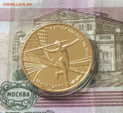 ФРГ 10 евро 2009г.Метание копья. Серебро.до25.08.22 - 105