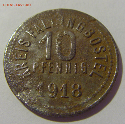 Нотгельд 10 пф 1918 Фаллингбостель №1 27.08.2022 22:00 МСК - CIMG9822.JPG