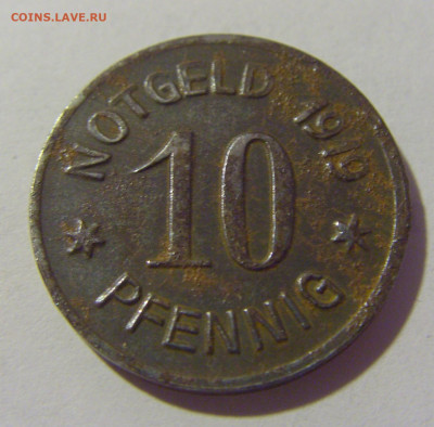 Нотгельд 10 пф 1919 Бинген №1 27.08.2022 22:00 МСК - CIMG9832.JPG