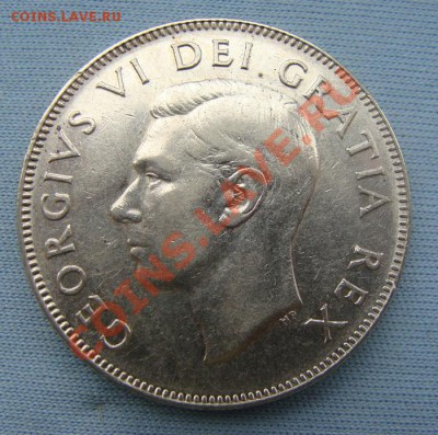 - Ag - Канада 50 ц. 1952 - до 30.11.2011 в 22.00 - Coin1181(3)
