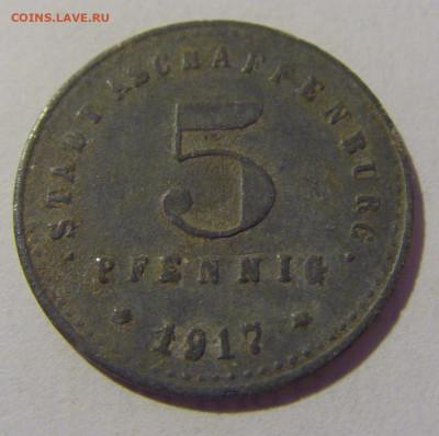 Нотгельд 5 пф 1917 Ашшаффебург №1 27.08.2022 22:00 МСК - CIMG9888.JPG