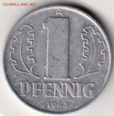 ГДР 1 пфенниг 1963 г. до 29.08.22 г. в 23.00 - 049