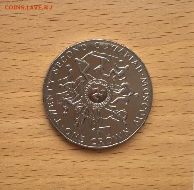 Шайба Остров Мэн 1 крона 1980 Олимпийские Игры Москва Футбол - shajba_ostrov_men_1_krona_1980_olimpijskie_igry_moskva_futbol_borba_metanie_kopja_legkaja_atletika (3)