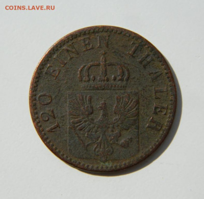 Пруссия 3 пфеннига 1866 г. "А" до 29.08.22 - DSCN2398.JPG