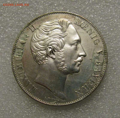 Королевство Бавария. Максимилиан II. 2 ГУЛЬДЕНА 1855 года. - 2гл (2).JPG