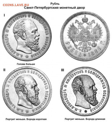 1 рубль 1892 АГ. Борода не доходит до надписи? - Рубль Александра III - портреты