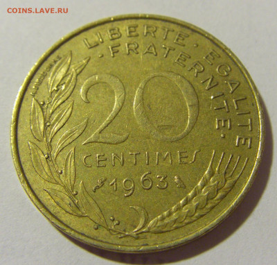 20 сантим 1963 Франция №2 02.09.2022 22:00 МСК - CIMG3801.JPG