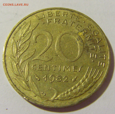 20 сантим 1982 Франция №1 02.09.2022 22:00 МСК - CIMG3821.JPG