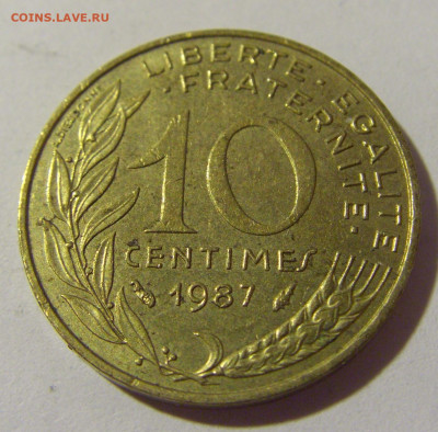 10 сантим 1987 Франция №2 02.09.2022 22:00 МСК - CIMG3893.JPG