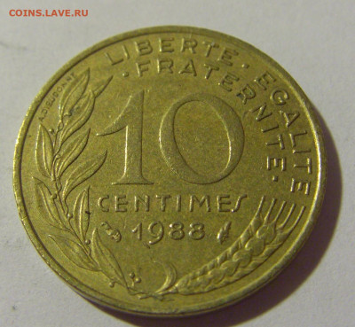 10 сантим 1988 Франция №2 02.09.2022 22:00 МСК - CIMG3897.JPG