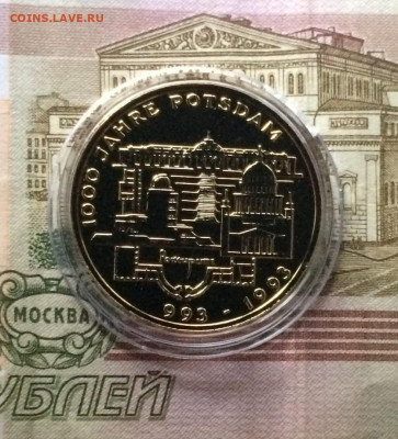 ФРГ. 10 евро. 2009 г.100 лет авиаперевозкам. Пруф. до 31.08 - 32