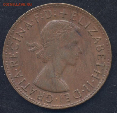 Австралия 1 пенни 1964 г. 30.08.2022 г. 22 -00 МСК. - Австралия пенни 1964 1