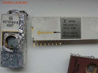 золотосодержащие советские микросхемы (одна Japan) - 8