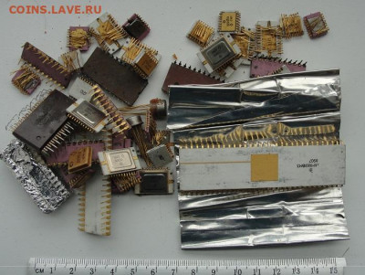 золотосодержащие советские микросхемы (одна Japan) - 1