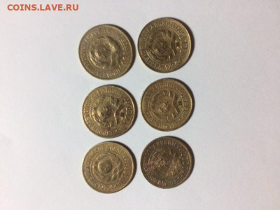 Погодовка СССР: 1коп 6 монет нечастые ФИКС ревХор - 1к ссср 6шт А ревХор.JPG