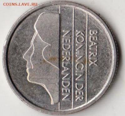 НИДЕРЛАНДЫ 25 центов 1995 г. до 08.09.22 г. в 23.00 - 003