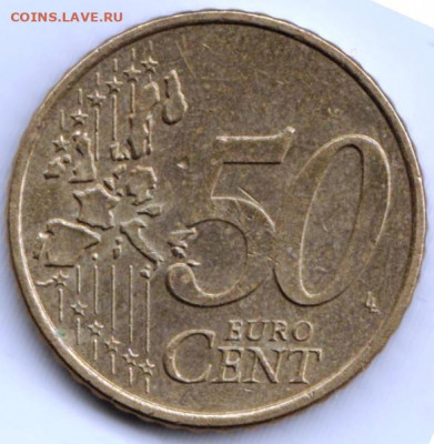 НИДЕРЛАНДЫ 50 евроцентов 2001 г. до 08.09.22 г. в 23.00 - 040