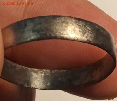 Серебряное кольцо, 18 век - 1662121426049