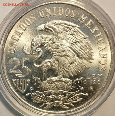 25 песо 1968 Мексика UNC Олимпийские игры Мехико - IMG_20220503_151100