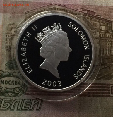 Соломоновы острова 25 $. 2003 г. Самолет SPITFARE.до 08.09 - 67