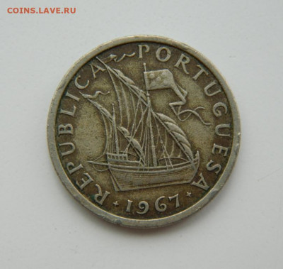 Португалия 5 эскудо 1967 г. (Парусник) до 08.09.22 - DSCN1785.JPG