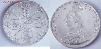 Великобритания - 1887 (2 флорин - ?), 1889 (1 крона - ?) - 1