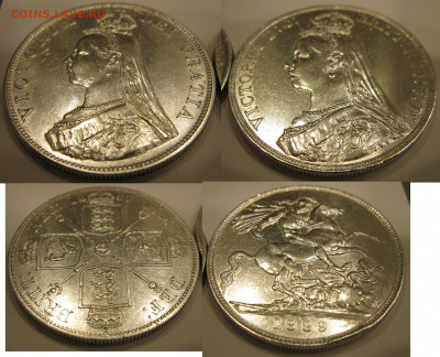 Великобритания - 1887 (2 флорин - ?), 1889 (1 крона - ?) - 33