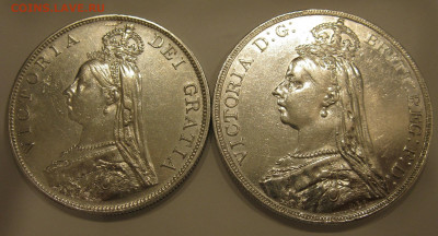 Великобритания - 1887 (2 флорин - ?), 1889 (1 крона - ?) - 11