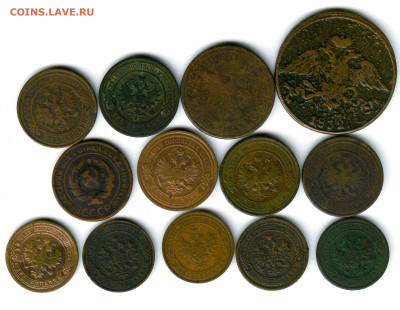 13 монет старой меди 1832-1924гг. - ScanImage445