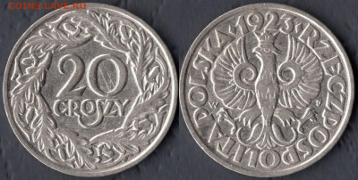 Польша 20 грош 1923 до 22:00мск 13.09.22 - Польша 20 грош 1923 (30)