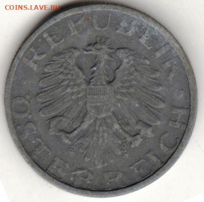 АВСТРИЯ 10 грошей 1949 г. до 14.09.22 г. в 23.00 - 027