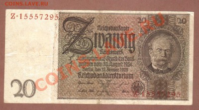 ГЕРМАНИЯ.20-РЕЙХСМАРОК.1929.СОХРАН.--до.1.12.11-22:00 МСК. - ГЕРМАНИЯ20-МАРОК.1929.1