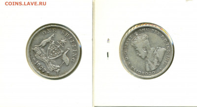 Австралия 1 шиллинг, 1927 - Aus1sh1927
