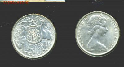 Австралия 50 центов, 1966 - Aus50c1966