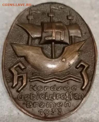 знак Германия 1933г. Бремен. - германия знак 1933 1