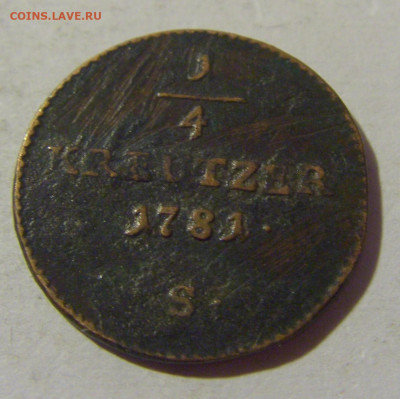 4 крейцера 1781 S Австрия №1 15.09.2022 22:00 МСК - CIMG1303.JPG