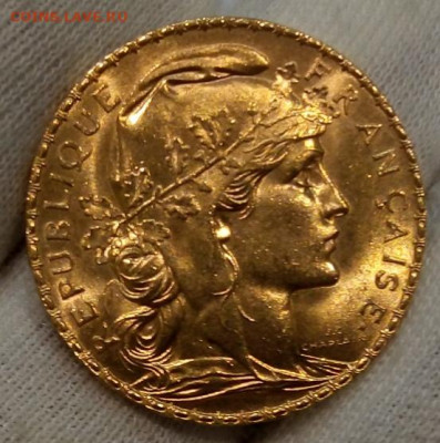 20 Франков 1908г яркий UNC до вечера 10.09.22 - IMG_20220909_193742