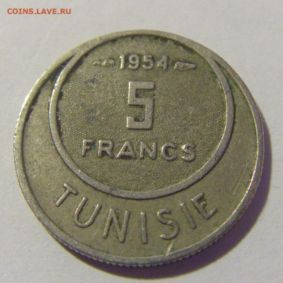5 франков 1954 Тунис №1 16.09.2022 22:00 МСК - CIMG1431.JPG