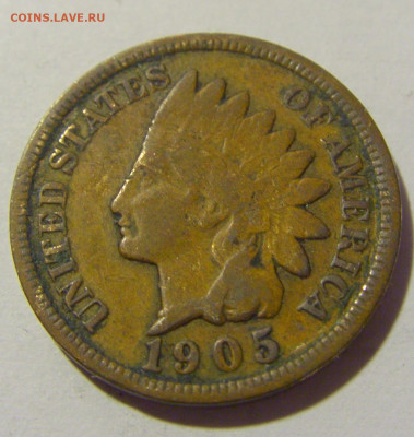 1 цент 1905 США №1 16.09.2022 22:00 МСК - CIMG1670.JPG