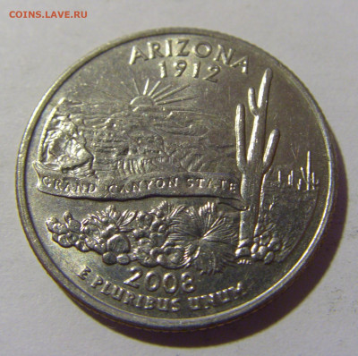 25 центов 2008 D Аризона США №1 16.09.2022 22:00 МСК - CIMG1682.JPG