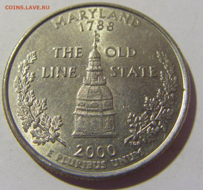 25 центов 2000 Р Мериленд США №1 16.09.2022 22:00 МСК - CIMG1702.JPG