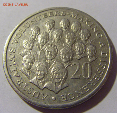 20 центов 2003 волонтеры Австралия №1 16.09.22 22:00 М - CIMG1724.JPG