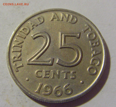 25 центов 1966 Тринидад и Тобаго №1 16.09.22 22:00 М - CIMG1848.JPG