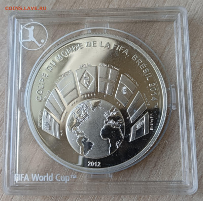 Бенин 1000 франков 2012 ЧМ по футболу Бразилия 2014 - IMG20220913164149