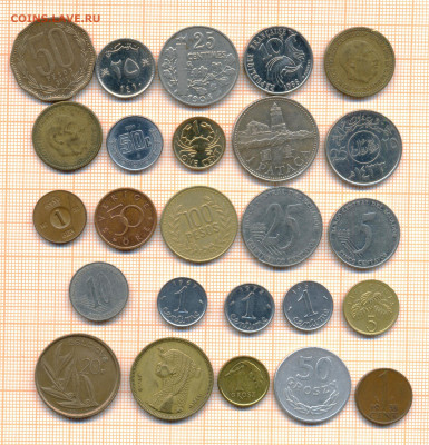 монеты разные 12 от 5 руб. фикс цена - лист 12 001