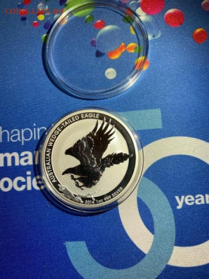 1 Доллар  Австралия 2014  Фауна Клинохвостый Орел до 20.09 - RdeMMqMb6BM