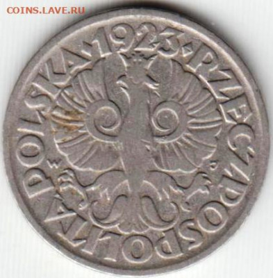 ПОЛЬША 10 грош 1923 г. до 21.09.22 г. в 23.00 - 025
