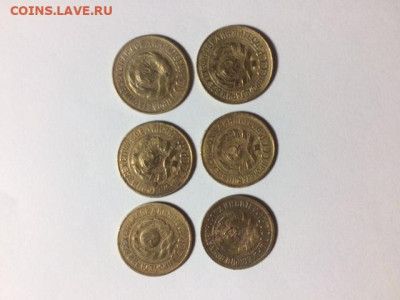 Погодовка СССР: 1коп 6 монет нечастые ФИКС ревХор - 1к ссср 6шт А ревХор.JPG