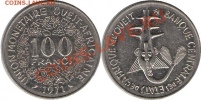 >L< Запад.Африка 100 франков 1971 до 3.12.11 21:00 - Запад.Африка_100_франков_71